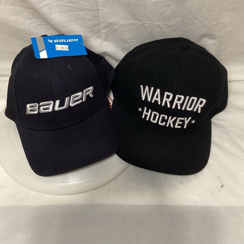 Bauer and Warrior Hockey Caps